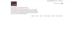Desktop Screenshot of gonzalesproperties.com