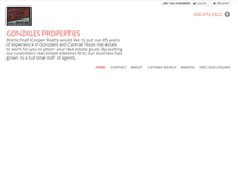 Tablet Screenshot of gonzalesproperties.com